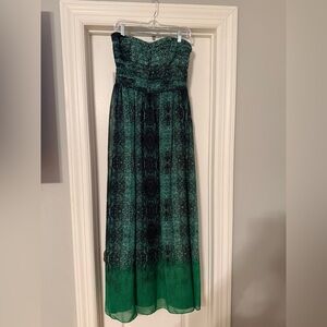 Moulinette Soeurs Green and Black Patterned Maxi Dress